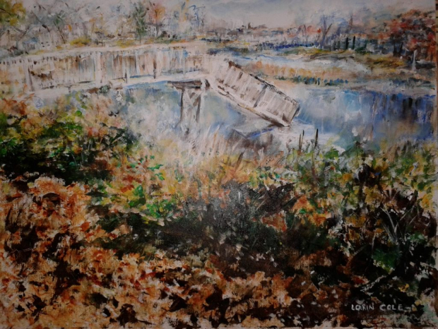 Autumn in Con. – Acrylic, 22×28