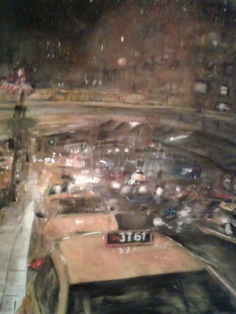 Bright Lights Over Grand Central – Watercolor, 22×30
