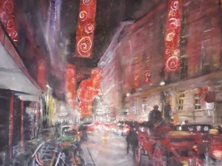 Christmas in Vienna – Watercolor, 22×30