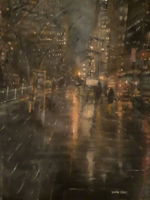 Flat Iron Crossroads – Watercolor, 22×30