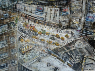 Madison Square Garden – Acrylic, 22×28
