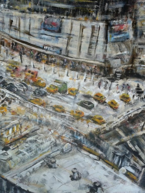 Madison Square Garden – Acrylic, 22×28