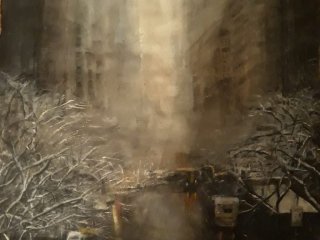 Snow Glow – Watercolor, 22×30