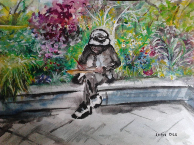 Spring Bloom – Watercolor, 12×18