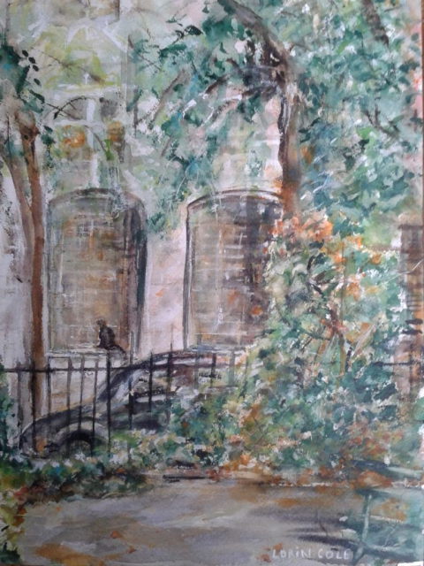 Tudor City Greens – Watercolor, 10×14